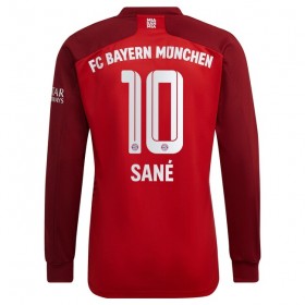 Jalkapallo Pelipaidat FC Bayern München Leroy Sane 10 Kotipaita 2021-2022 Pitkähihainen